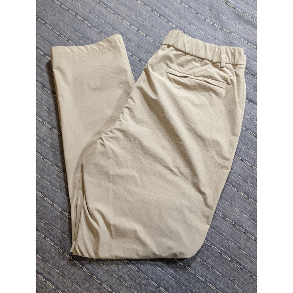 Bearbottom Clothing Mens All‎ Day Pant Khaki Stretch Elastic Waist Large 34x30